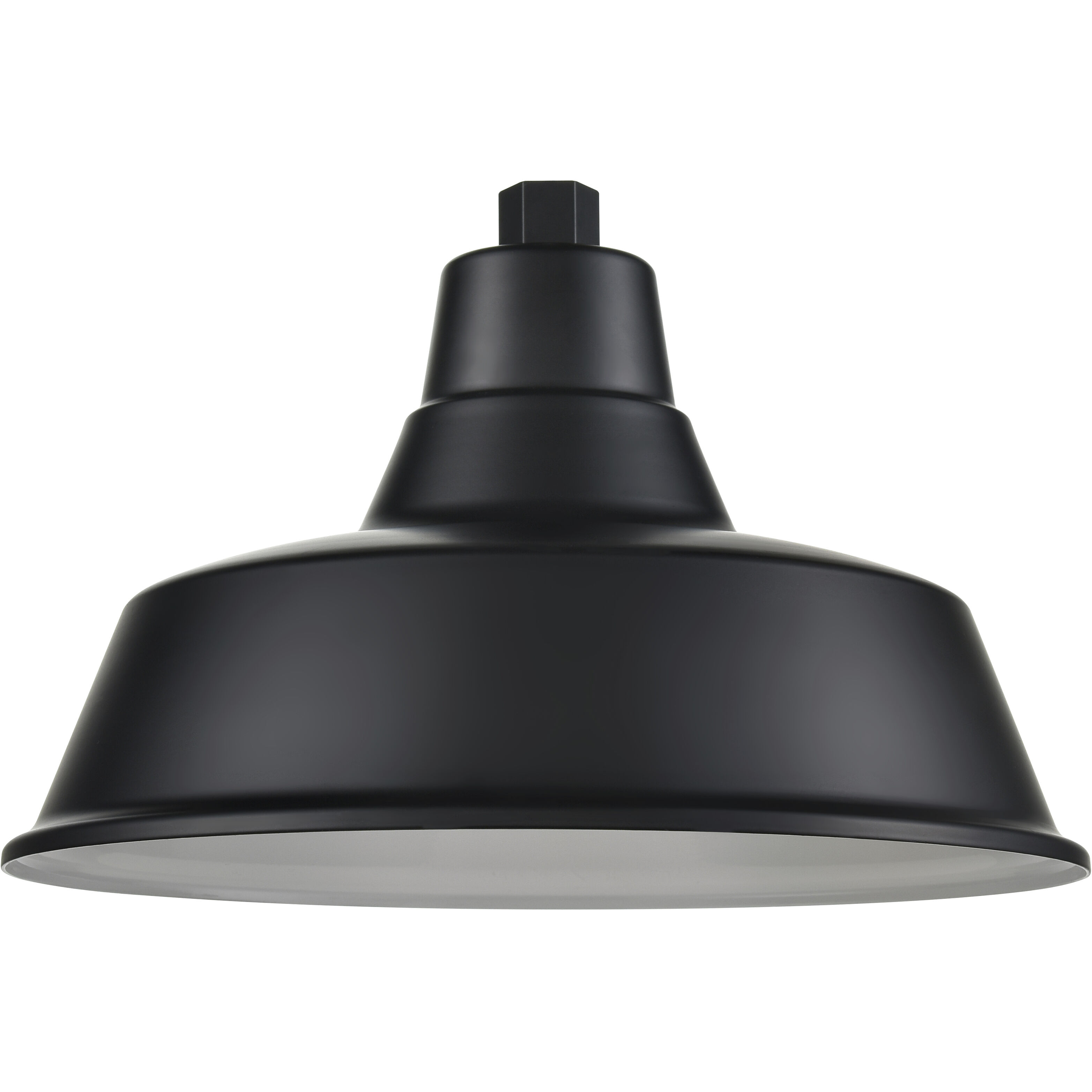 R Series Satin Black 14 inch Classic Warehouse Shade